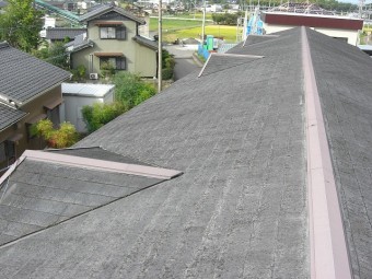 現在の屋根の状況南面