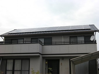 太陽光設置完了