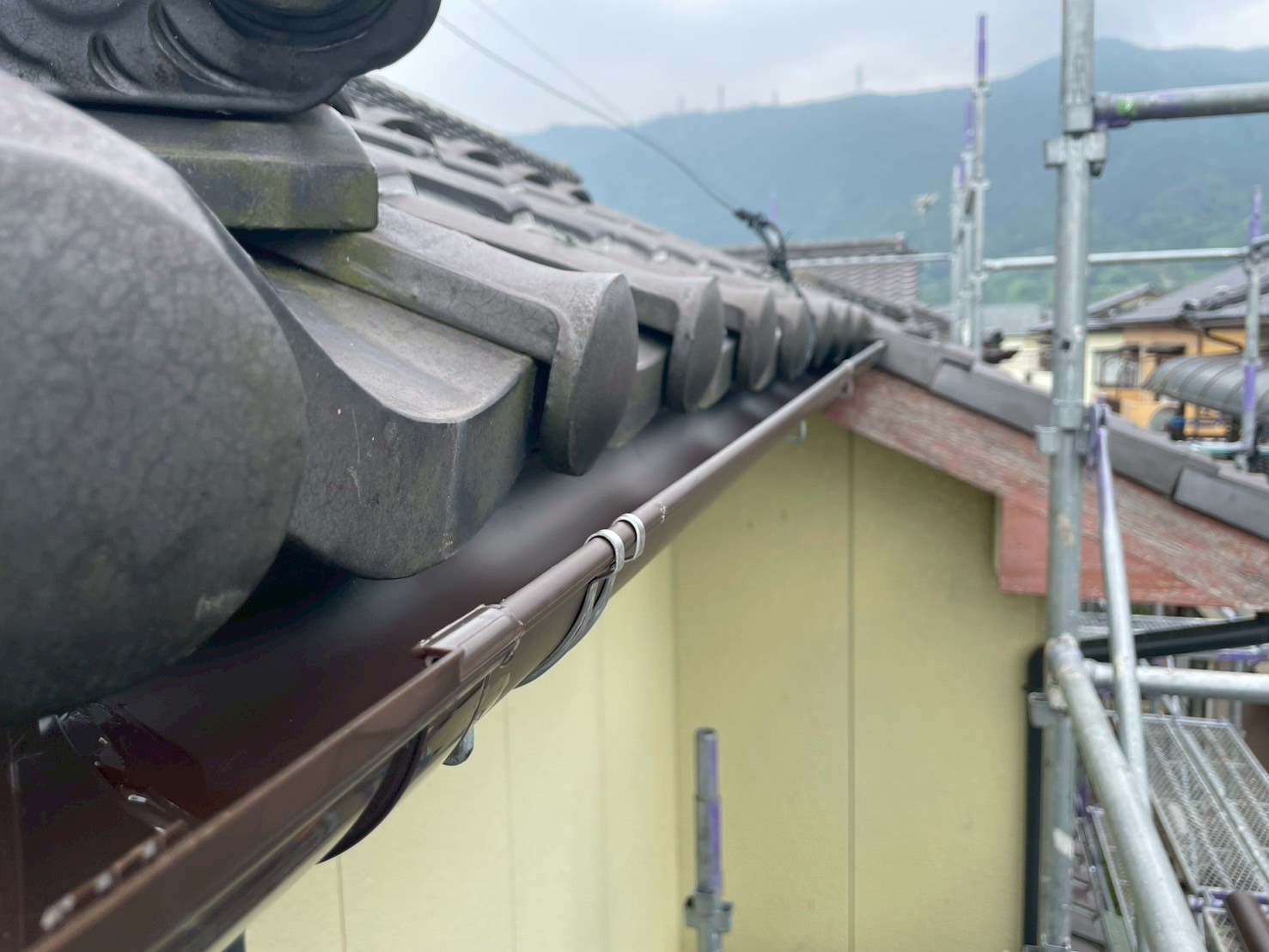 交換した軒樋
