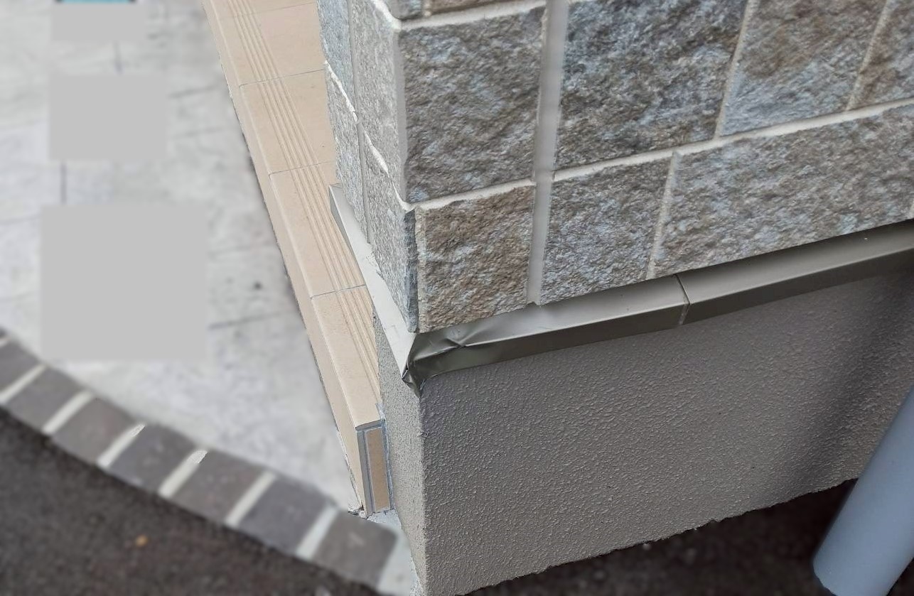 恵那市にて住宅の基礎を守る大切な役割をする土台水切りの補修工事を行いました　