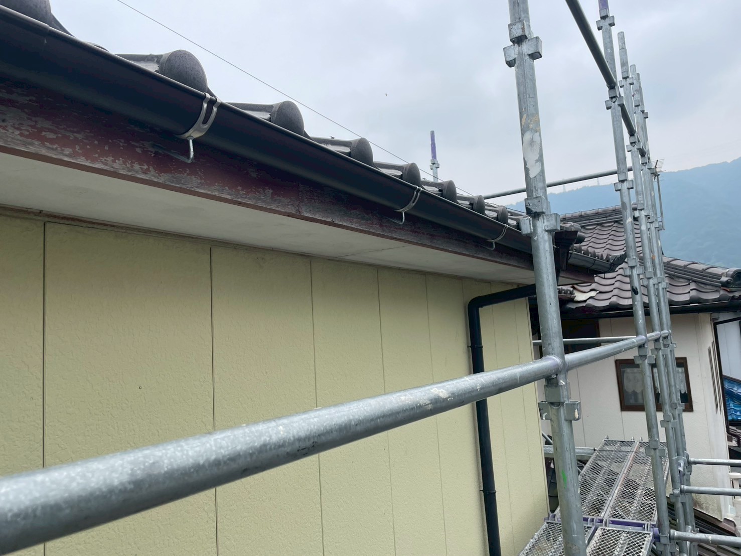 交換した軒樋