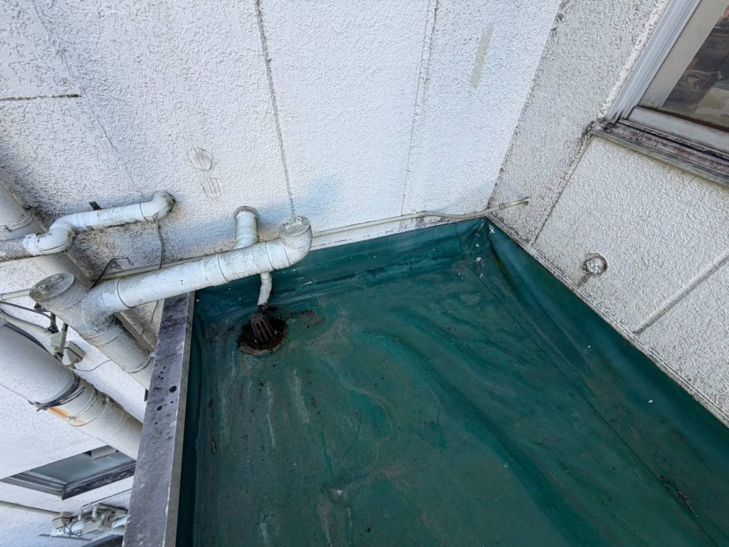 詰まり気味の排水ドレン