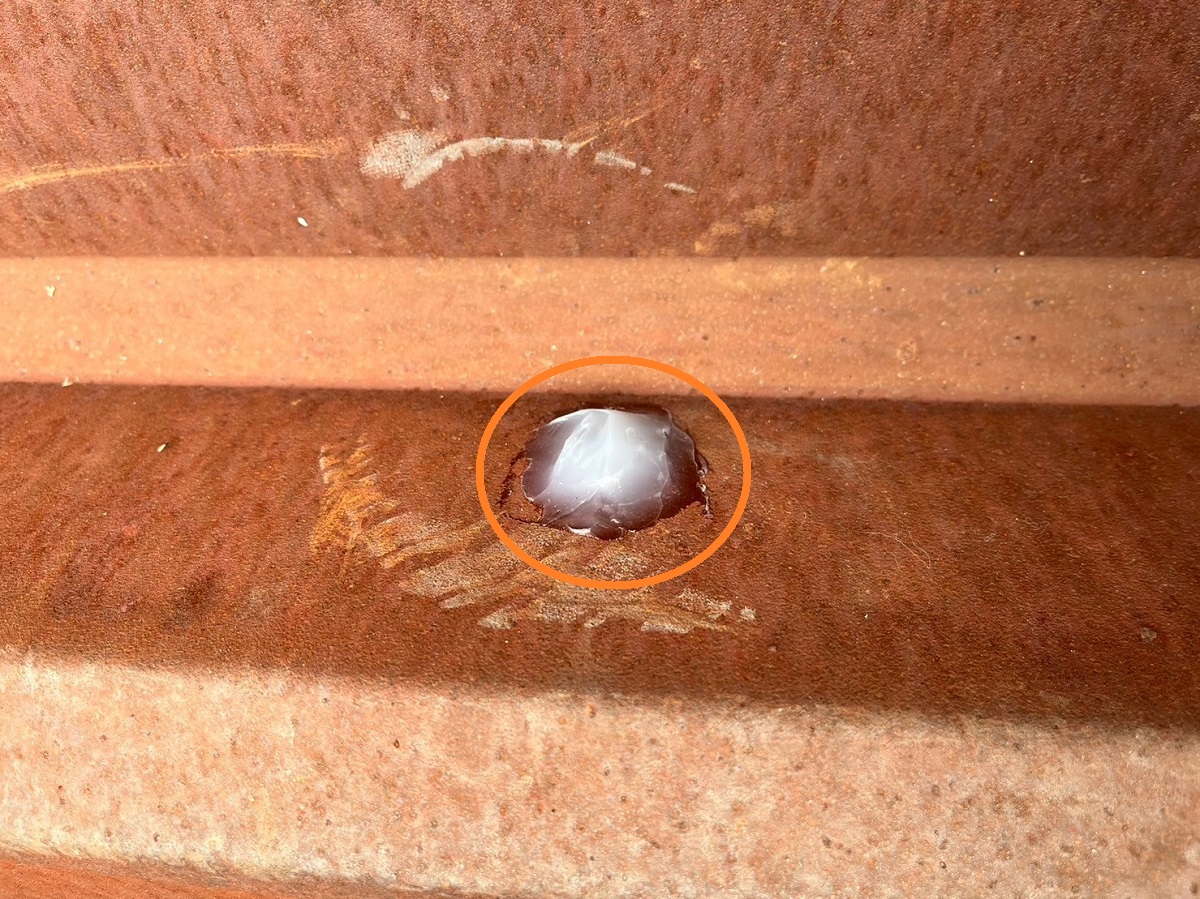 穴あき補修